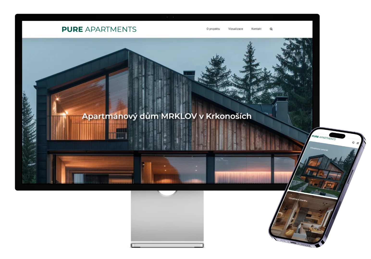 PURE Apartments – developerský projekt a prodej apartmánů