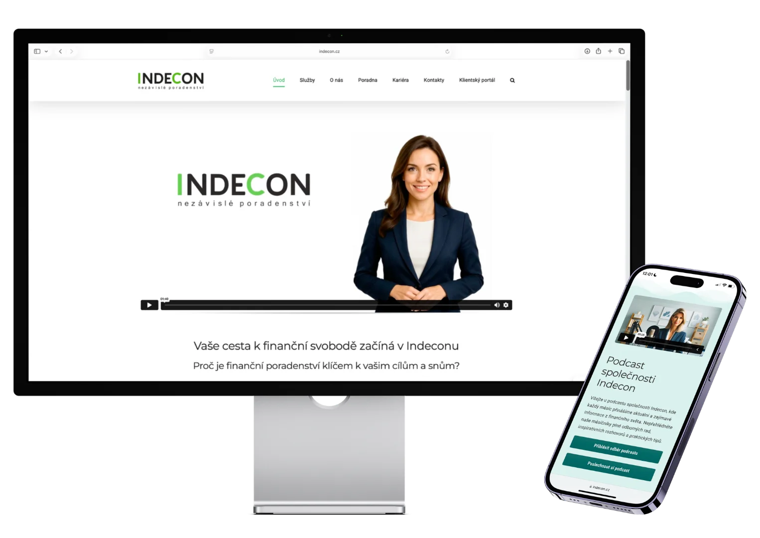 Ukázka digitálního projektu Indecon